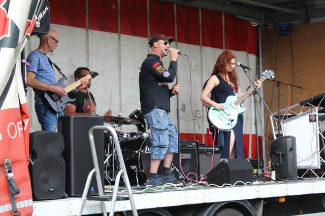 Headline act The Hype get Kirkby into the swing of things at the Party In The Park.