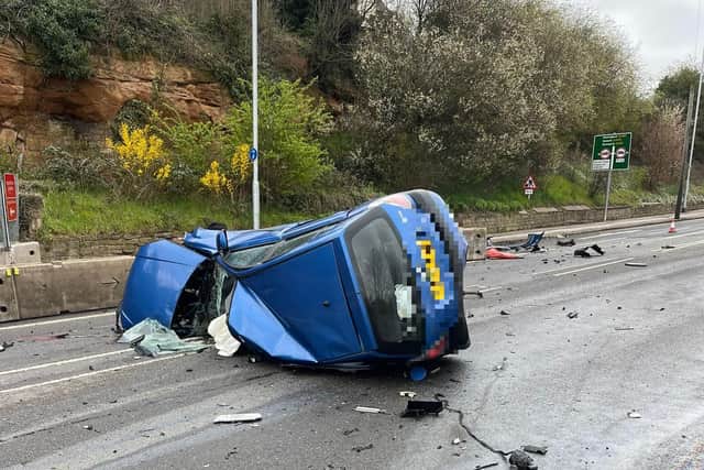 The crash happened on Rock Hill, Mansfield.