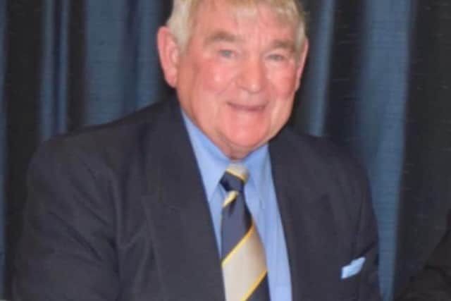 Bryon Edwards, Mansfield Rugby Club president, and former club chairman.