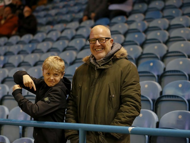 Mansfield Town fans ahead of the victory over Carlisle United