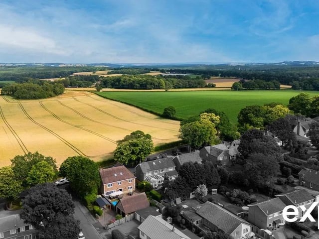 The property enjoys an enviable position surrounded by open countryside