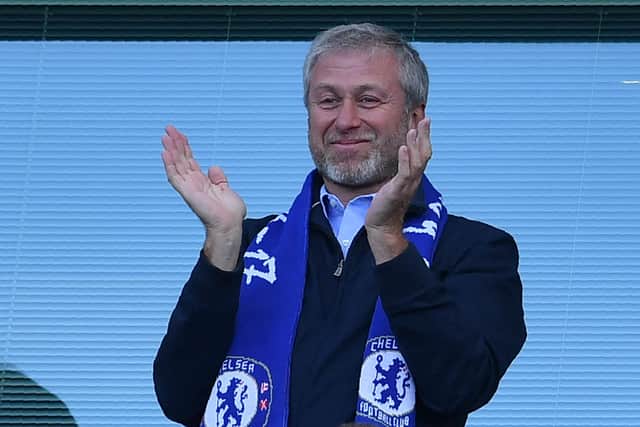 Chelsea's Russian owner Roman Abramovich.