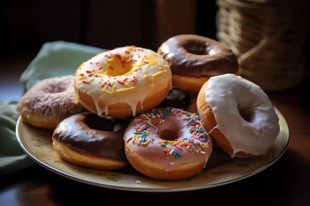 Where are the favourite doughnut outlets in Mansfield, Sutton, Kirkby and Hucknall, according to Google Reviews?