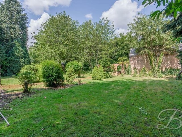 Privacy is guaranteed in the enclosed garden at the £850,000 Mansfield property.