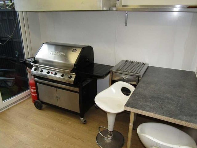 Another image of the side porch or barbecue room, which is a really useful space.