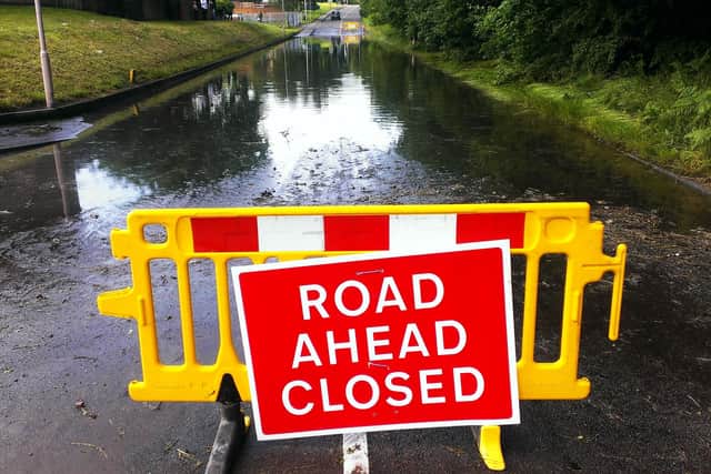 Flooding has caused huge problems in Mansfield in recent years. This is on Jubilee Way.