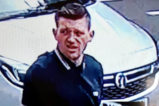 Police would like to speak to the man in the CCTV image as he may have important information about the incident as it is believed he was in the area around the same time. (Photo by: Derbyshire Police)