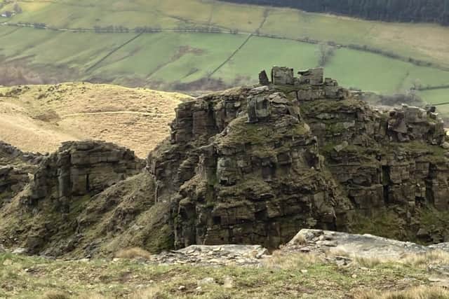 Alport Castles  rocks