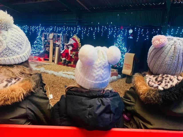 Santa-sleigh experience promises a cosy festive feeling. Visitors can get snuggled up on one of the sleighs, wrapped in a blanket - ready to listen to Santa’s fairytale.