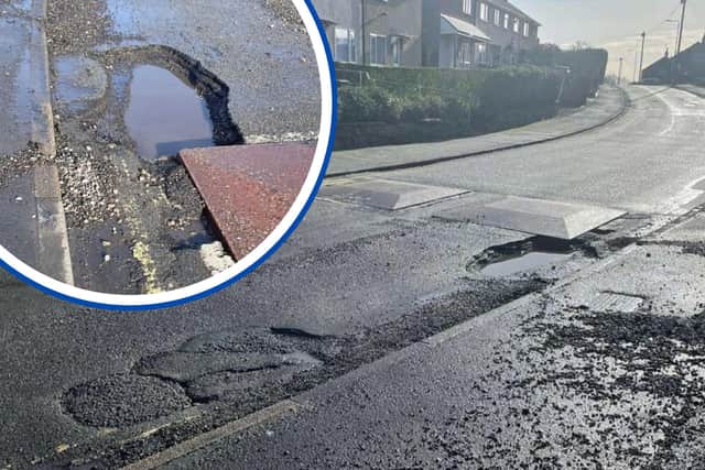 A ‘huge’ pothole at Houldsworth Crescent in Bolsover, has sparked safety concerns after a period of heavy rain, which saw the hole get deeper.
