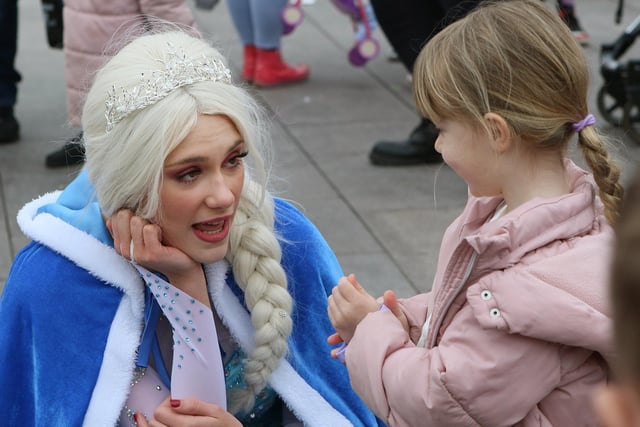 The magical event was held in Mansfield Market Place on Saturday, April 1.