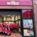 Mansfield Wilko team outside the Clumber Street store.