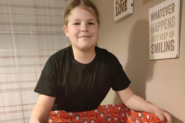 Vornie-Grace Allen, 11, is collecting donations to give to homeless people on the streets.