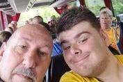 Mansfield Town fans make their way to Wembley.