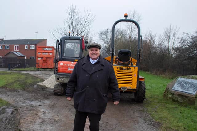Councillor Warren Nuthall in West Park