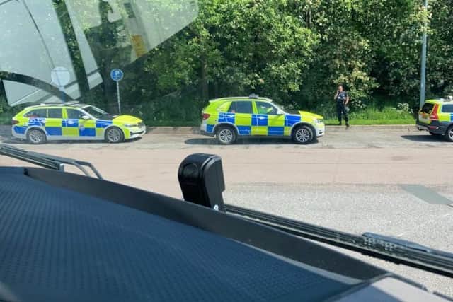 Roads policing officers headed out across Nottinghamshire's roads in the lorry borrowed from Highways England in order to crack down on dangerous drivers.