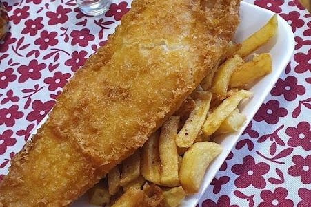 "Best fish and chips, always cooked fresh while you wait." - Rated: 4.4 (57 reviews)
