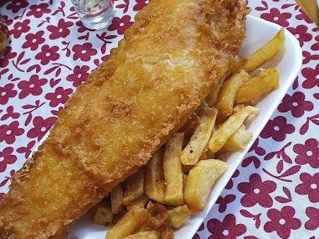 "Best fish and chips, always cooked fresh while you wait." - Rated: 4.4 (57 reviews)