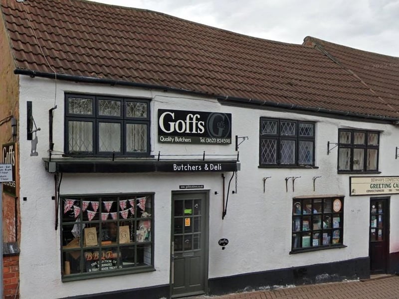 Goff's Butchers on High Street, Edwinstowe, has a 4.8/5 rating based on 40 reviews and is packed with locally sourced, top quality meat.