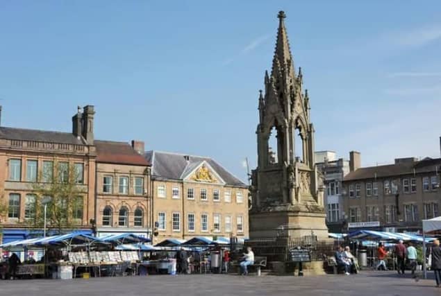 Mansfield Market Place.