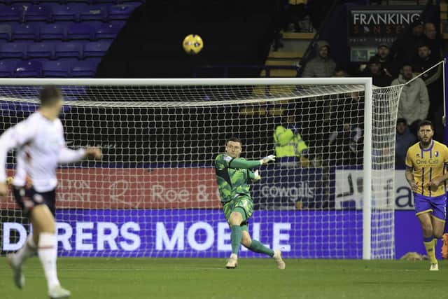Action during the English Football League 1 match against Bolton Wanderers FC at The Toughsheet Community Stadium, 29 December 2029. Photo credit Chris & Jeanette Holloway / The Bigger Picture.media