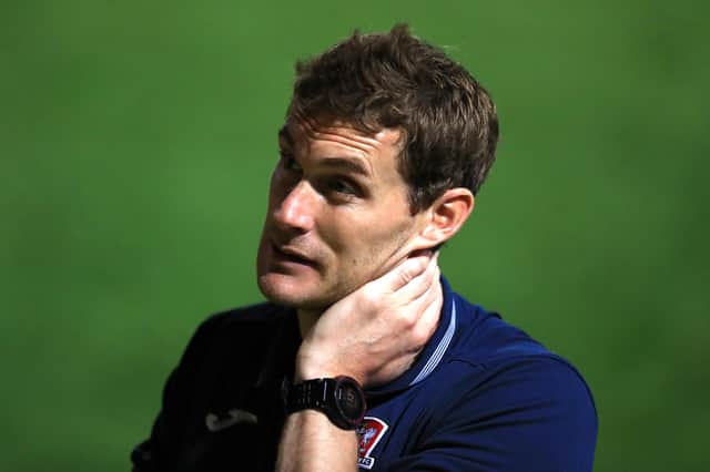 Exeter boss Matt Taylor. (Photo by George Wood/Getty Images)