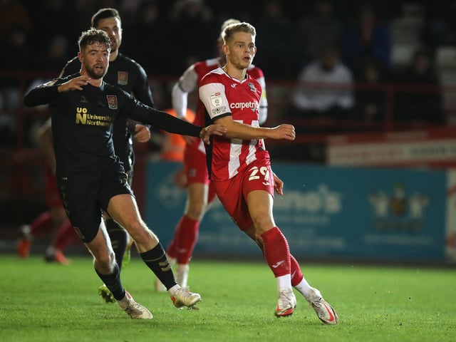 Exeter City FC	19	11	6	2	31	17	+14	39pts