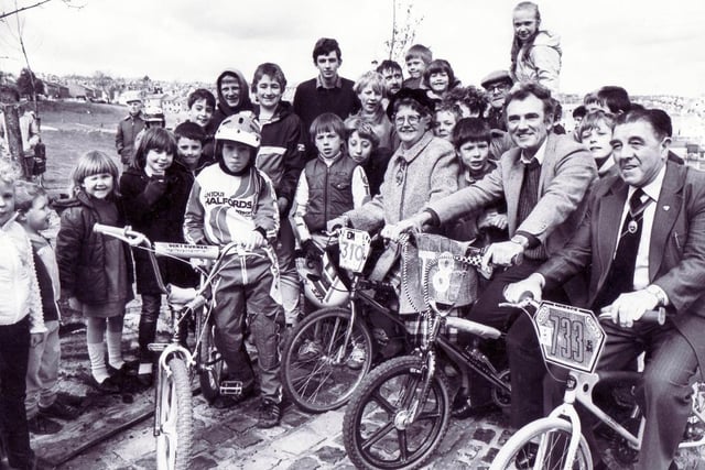 BMX riders in Ruskin Park 35 years ago.