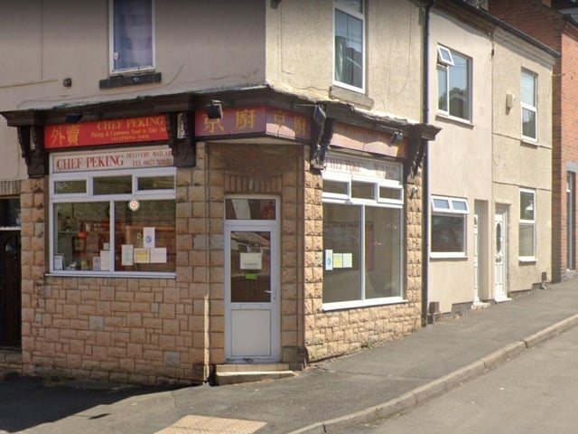 Chef Peking on Church Drive, Shirebrook. Last inspected on April 27, 2022.