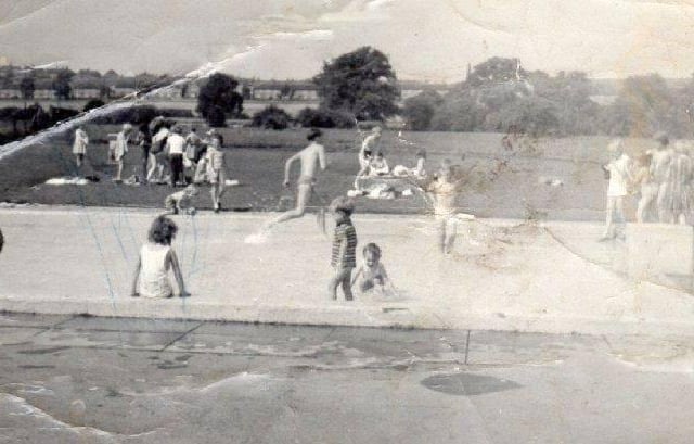 A rare photo of the pool in its heyday.