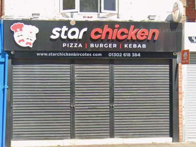 Star Chicken on Scrooby Road, Bircotes, was rated five out of five on December 3