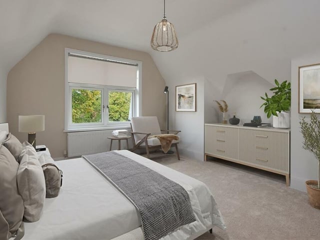 The fifth and final bedroom is the smallest. But that doesn't mean it lacks scope and comfort, as you can see.
