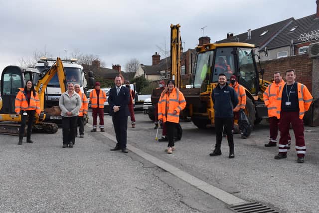 Ashfield District Council has carried out a major day of action to tackle 'environmental crime' in the New Cross area of Sutton.