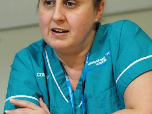 King's Mill Hospital Intensive Care Unit feature, Dr. Lisa Milligan, Lead Consultant on the ICU.
