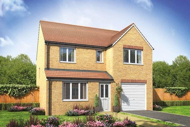 This four-bedroom detached new build house has an asking price of £245,995. (https://www.zoopla.co.uk/new-homes/details/57354274)