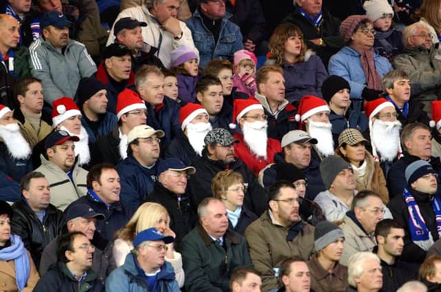 Spireites fans at Hillsborough in December 2003. 0-0.
