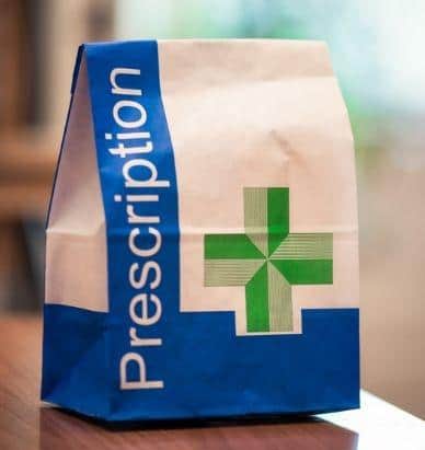 A pharmacy bag