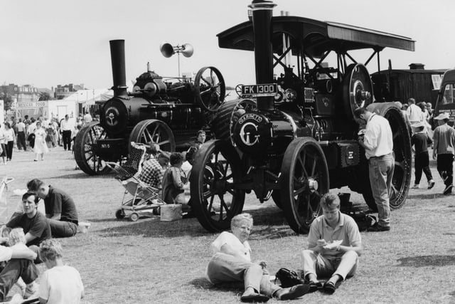 Steam engines were one of the attractions at the Southsea show 1994. The News PP5190