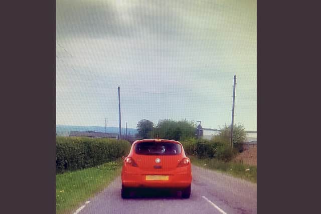 The motorist was eventually stopped and arrested on suspicion of six offences.