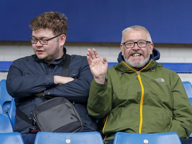 Stags fans during the Emirates FA Cup Second Round match against Sheffield Wednesday at Hillsborough.