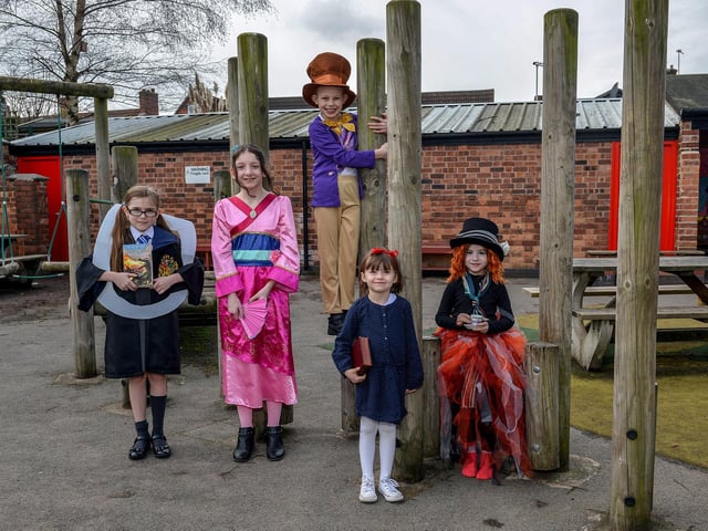 World Book Day at Python Hill Primary School, Rainworth in 2018.