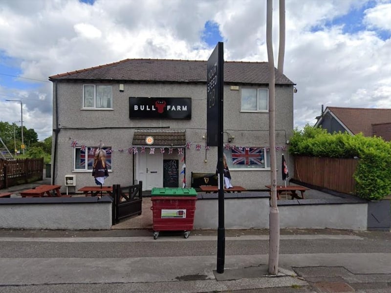 The Bull Farm on Chesterfield Road North, Mansfield, has a 4.3/5 rating based on 24 reviews.