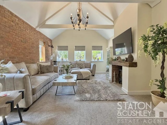The elegant lounge is a beautifully presented reception room boasting an abundance of character and natural light courtesy of multiple windows.