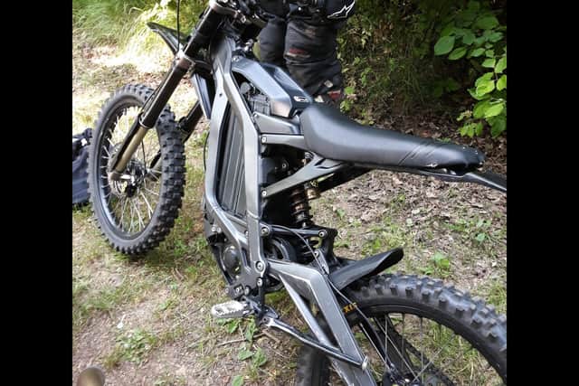 Officers from the Mansfield Reacher and Off-Road bike team seized an illegal bike during a patrol
