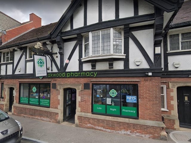 Oakwood Pharmacy in Church Street, Mansfield Woodhouse, will be closed from Good Friday to Easter Monday.