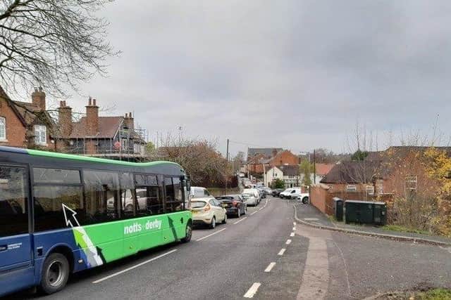 Traffic crawling through Swingate.