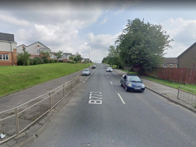 An average speed camera zone is being established on Parkhouse Road, Nitshill, Glasgow
