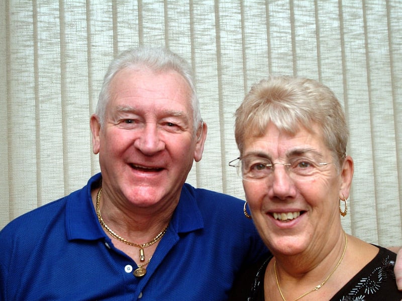 Golden wedding celebration of Jim and Carole Russell of Stuart Avenue, Ollerton.