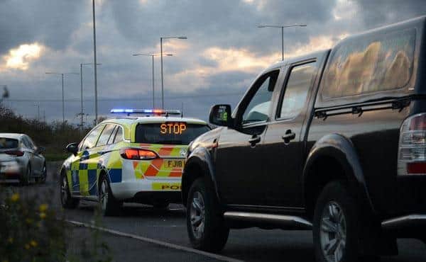 Officers spotted the vehicle in Mansfield at around 11.40am on Wednesday, September 27, and followed it for a short distance into Babworth Court. Photo: Nottinghamshire Police