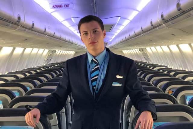 Liam Weston worked as cabin crew for TUI.